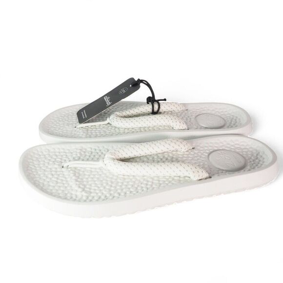 Allbirds Sugar Zeffer Thong Sandals 'Blizzard White' Women's 10 Men's 8 - Picture 2 of 9